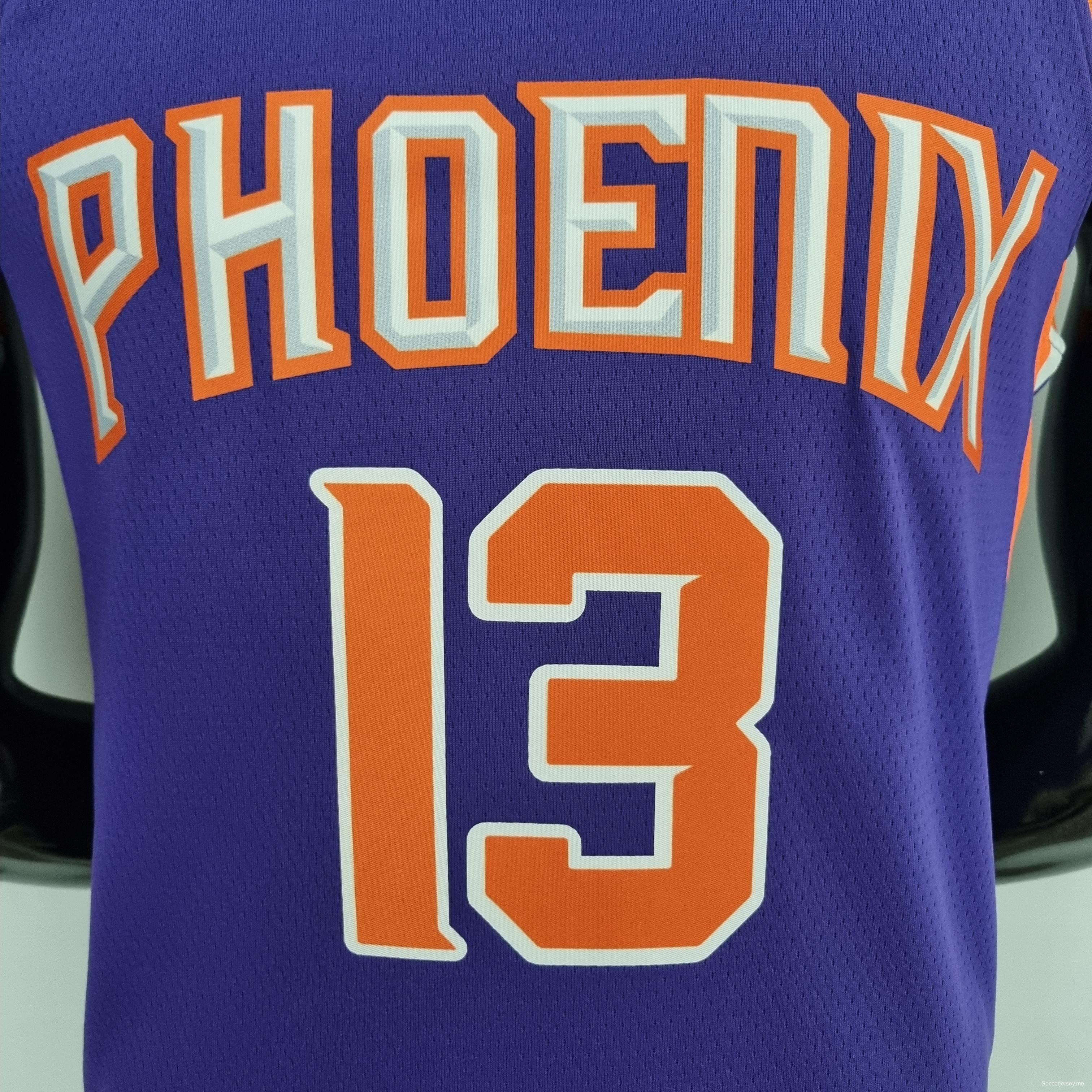 75th Anniversary Nash #13 Phoenix Suns Purple NBA Jersey