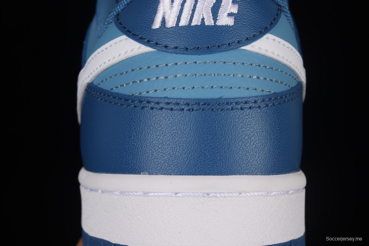 NIKE SB DUNK Low Dark Marina Blue sea blue color SB buckle rebound fashion leisure board shoes DJ6188-400