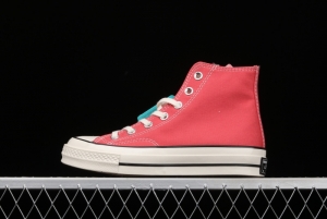 Converse 70s spring new color environmental protection watermelon red high top leisure board shoes 170790C