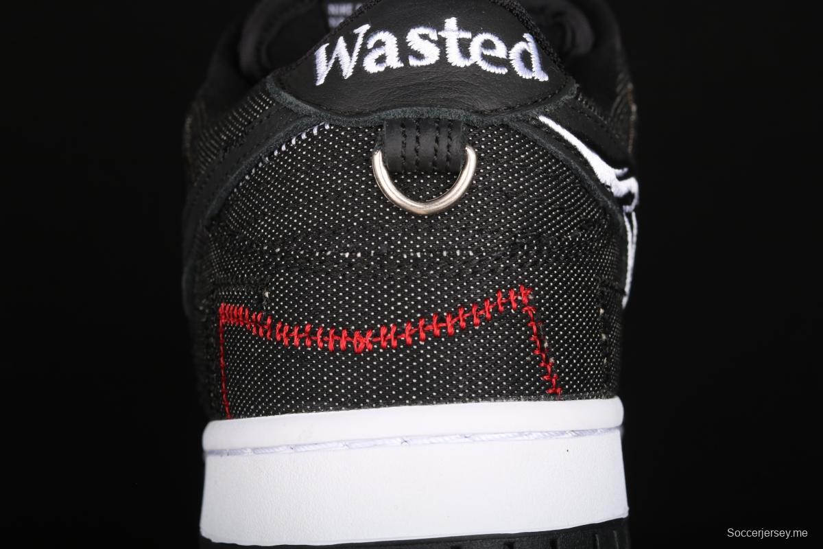 Wasted Youth x NIKE SB DUNK Low SB buckle rebound fashion casual board shoes DD8386-001