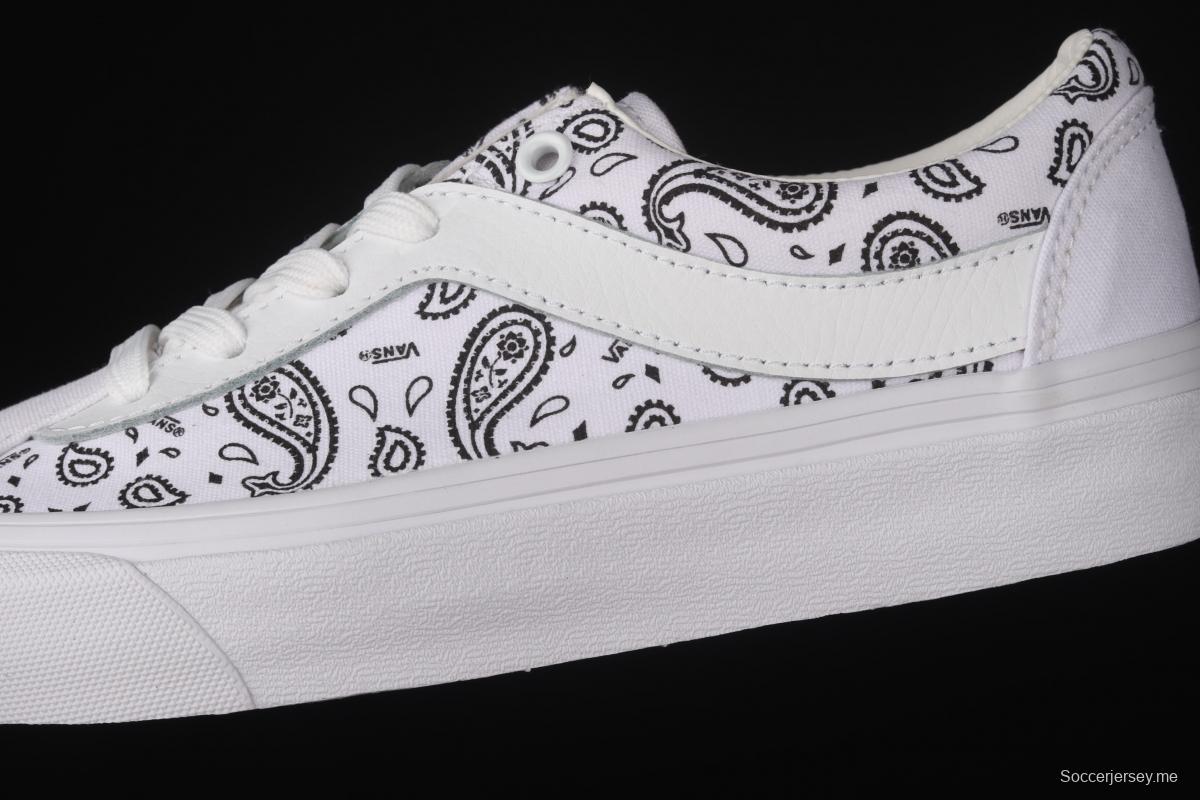 Vans Bold NI black and white printed cashew flower low upper board shoes VN0A3WLP42M