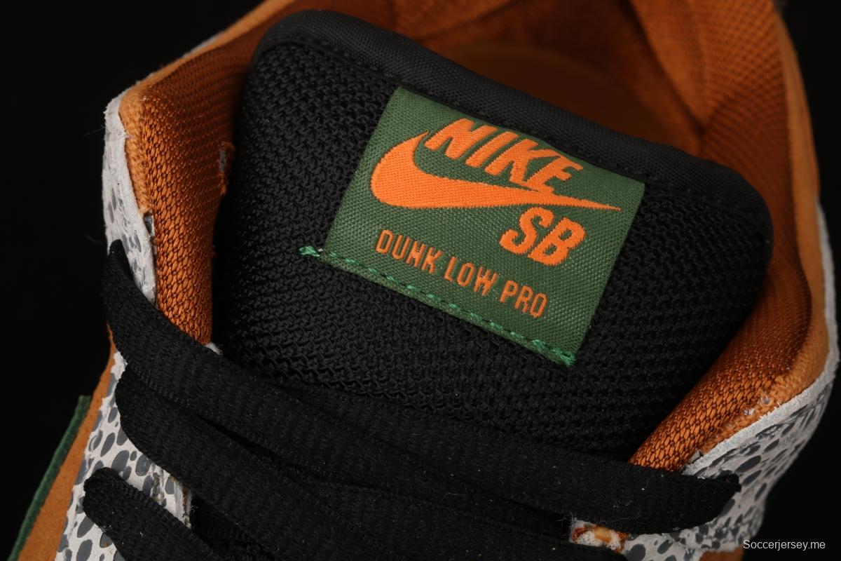 NIKE SB DUNK Low Safari grouper burst crack mandarin duck hook casual board shoes CD2563-002