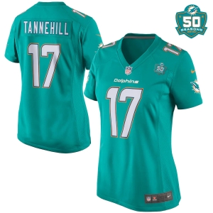 Women's Ryan Tannehill Aqua 2015 Patch Player Limited Team Jersey