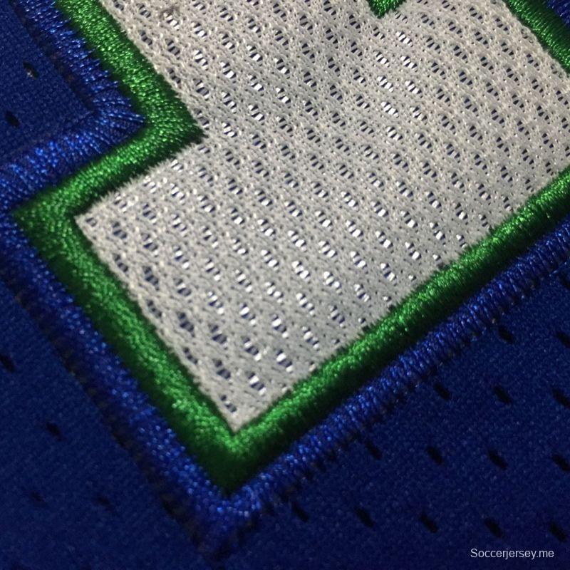 Men's Dirk Nowitzki Blue Retro Classic Team Jersey