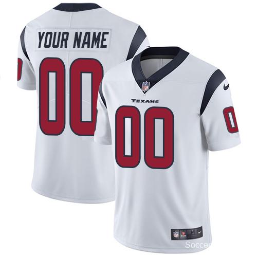 Men's White Customized Limited Team Jersey