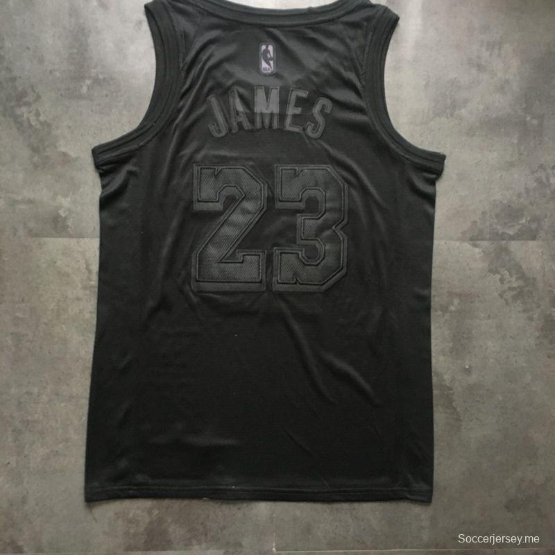 Men's LeBron James Gray Retro Classic Team Jersey