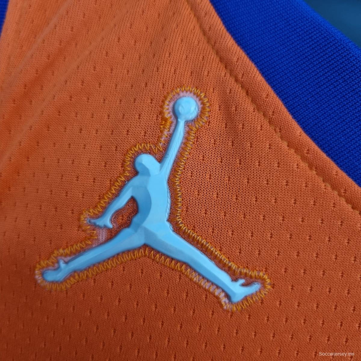 قميص الذكرى 75 AYTON#22 فينيكس صنز فينيكس صنز جوردان ذات الطابع البرتقالي في دوري كرة السلة الأمريكي للمحترفين
