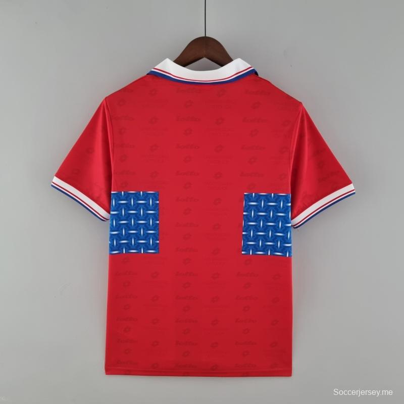 قميص كرة قدم ريترو 1996 ديبورتيفو يونيفرسيتياد كاتوليكا الثالث خارج الديار
