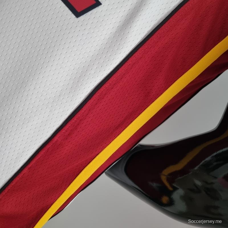 الذكرى 75 لميامي هيت ميامي هيت بتلر #22 قميص دوري كرة السلة الأمريكي للمحترفين الأبيض
