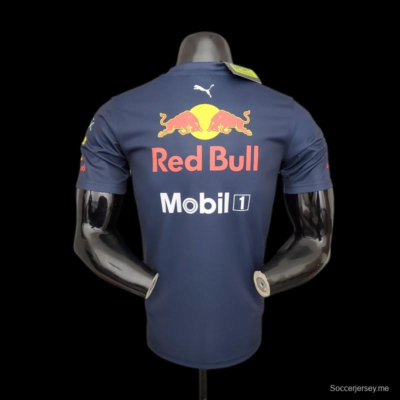 بدلة سباق الفورمولا 1 للفورمولا 1؛ بدلة سباق هوندا ريد بول باللون الأزرق الملكي
