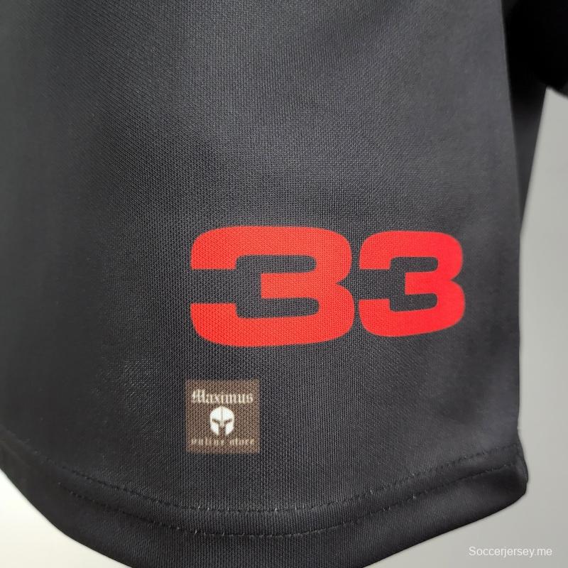 2022 قميص فورمولا 1 ريد بُل بلاك جيرسي #0001
