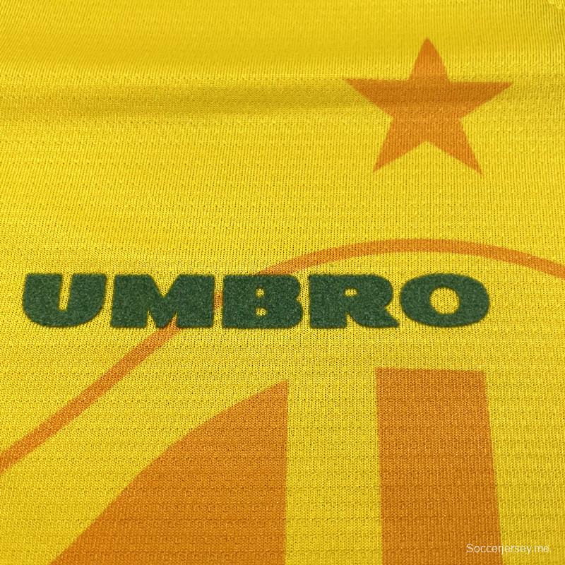 قميص البرازيل 1994 ريترو 1994 لكرة القدم الأساسي للبرازيل
