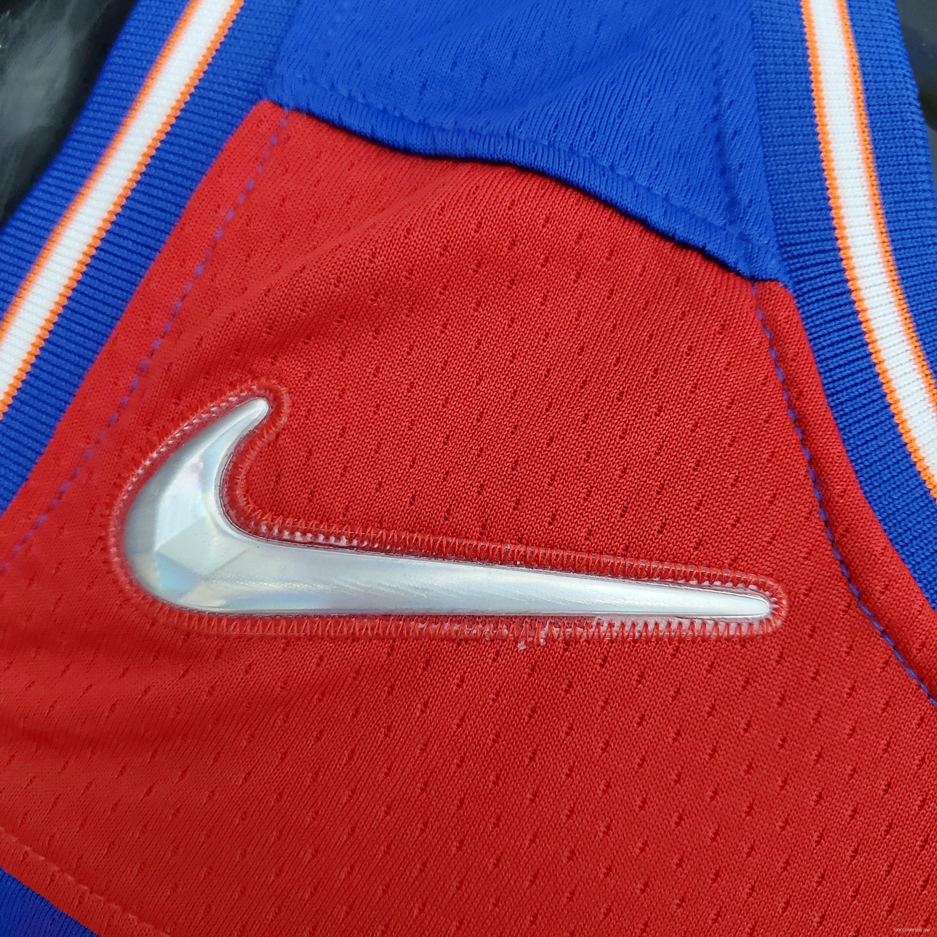 2022 موسم 2022 واشنطن ويزاردز واشنطن ويزاردز BEAL#3 إصدار تالنت سيتي أزرق أحمر من قميص الدوري الأمريكي للمحترفين
