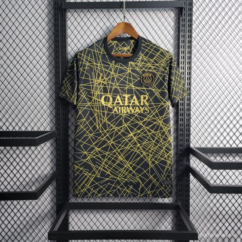 22/23 قميص فريق باريس سان جيرمان فورث بلاك جيرسي
