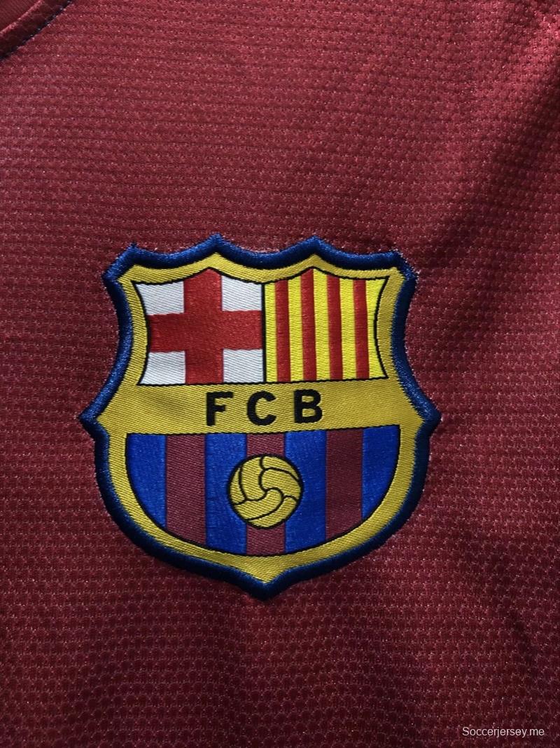 قميص برشلونة القديم 08/09 08/09 نسخة برشلونة أبطال أوروبا لكرة القدم على أرضه

