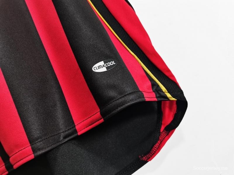 قميص فريق إيه سي ميلان 2006/2007 الرجعية لكرة القدم الأساسية
