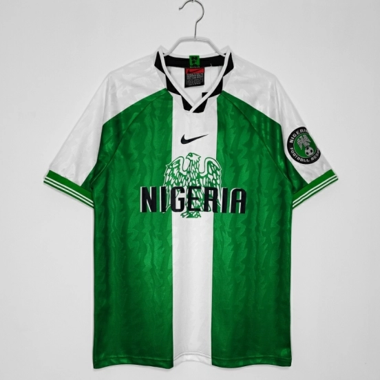 قميص المنتخب النيجيري لكرة القدم الأساسي 1996 ريترو 1996
