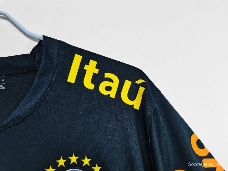 قميص البرازيل الرجعية 2020 ريترو 2020 أخضر داكن اللون أخضر داكن لكرة القدم الأساسي
