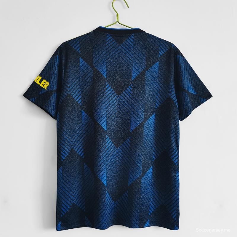 قميص مانشستر يونايتد الثالث ريترو 21/22 ريترو 21/22 مانشستر يونايتد الثالث لكرة القدم
