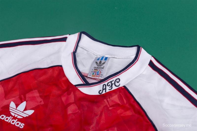 قميص آرسنال 90/92 ريترو 90/92 قميص كرة القدم الأساسي لأرسنال
