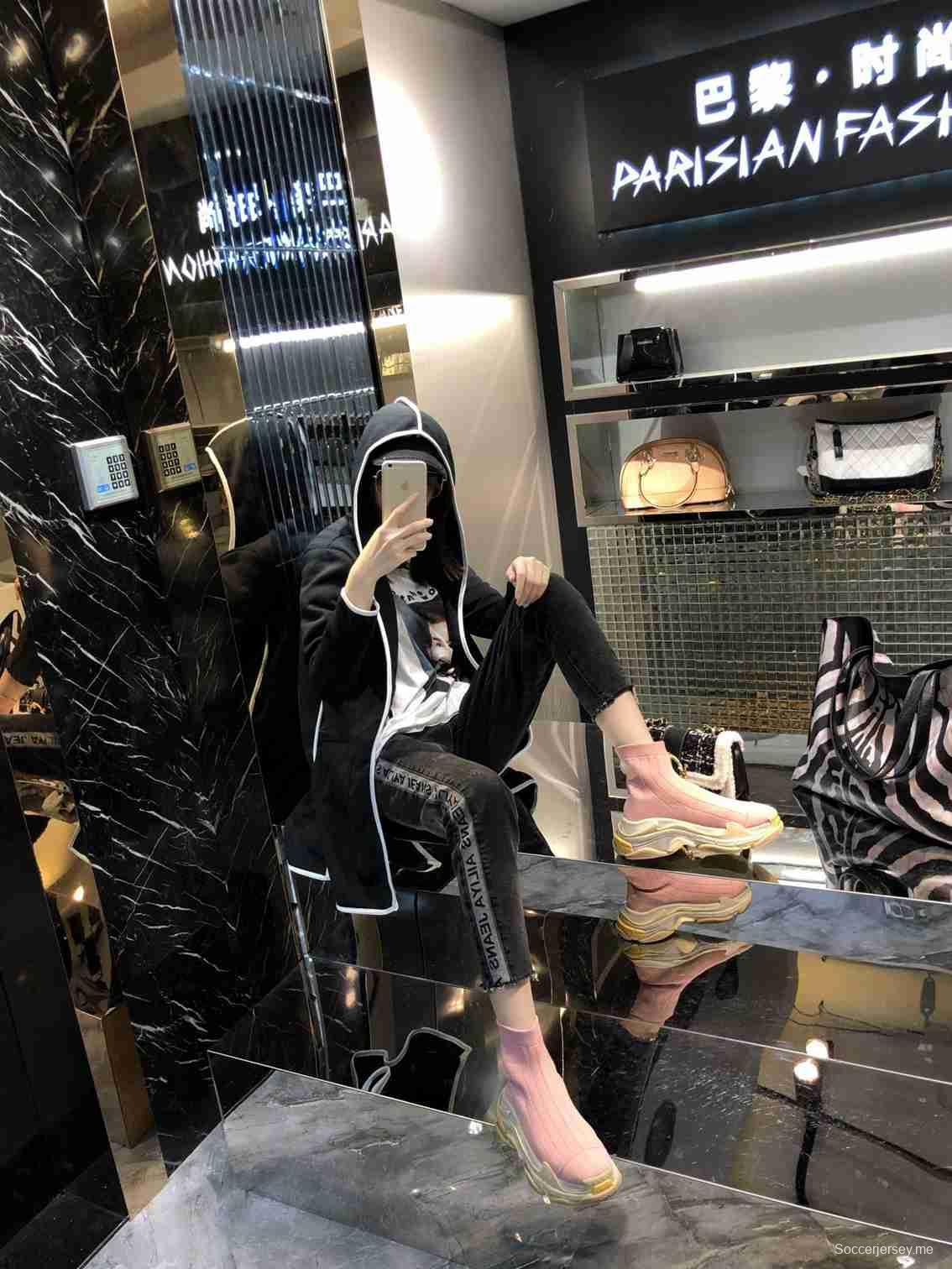 حذاء رياضي رجالي/نسائي بالنسياغا سبيد بينك صنف 6380270
