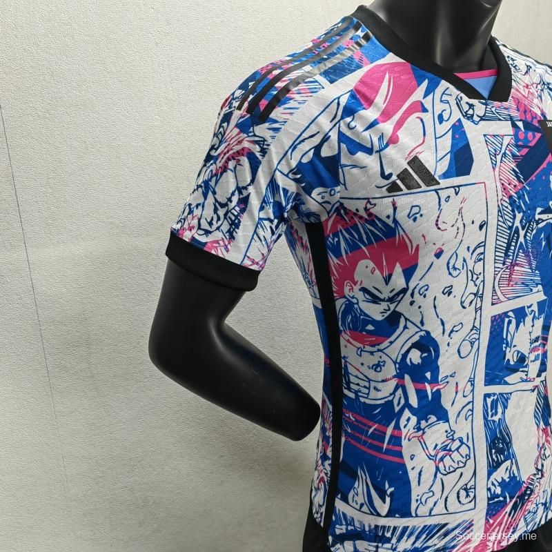 إصدار اللاعب 2022 قميص كرة قدم ياباني 2022 إكس دراغون بول النسخة الخاصة من اليابان إكس دراغون بول
