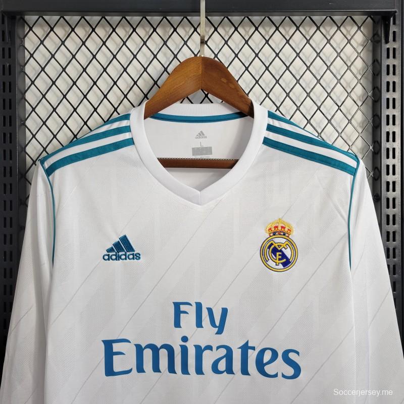 قميص ريترو بأكمام طويلة 17/18 ريال مدريد بأكمام طويلة
