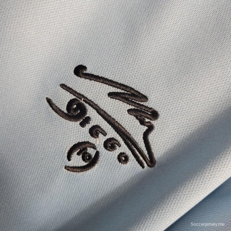 قميص مارادونا الأرجنتيني القديم 2001 رقم 10 طبعة تذكارية للأرجنتين 2001
