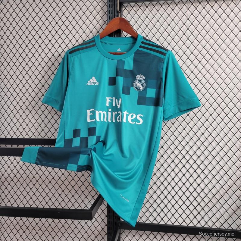 قميص ريترو 17-18 ريال مدريد الثالث الأزرق القديم 17-18
