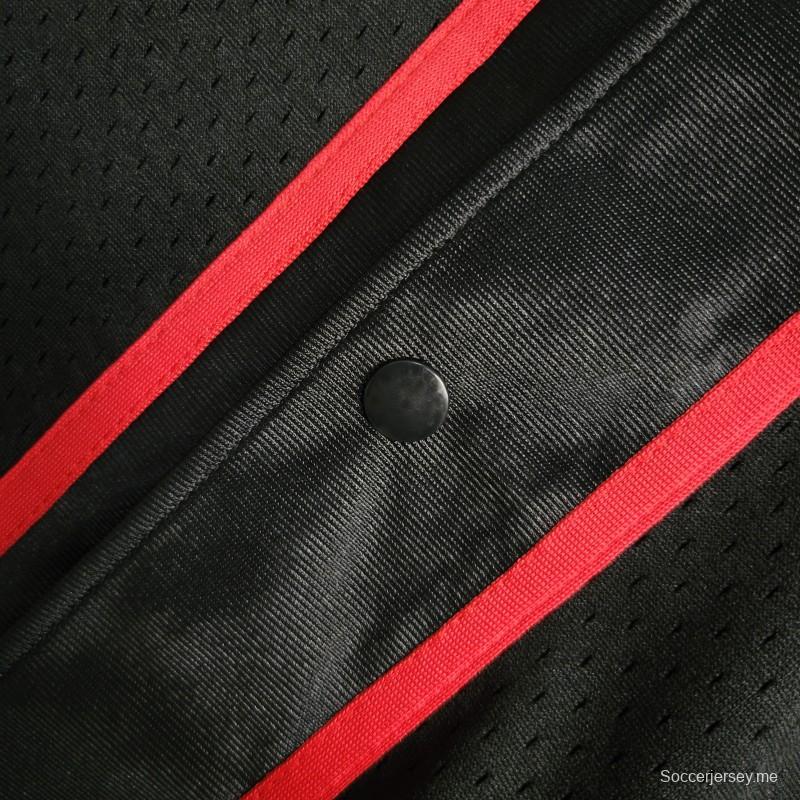 قميص أسود اللون أسود اللون رياضي دوري كرة السلة الأمريكي للمحترفين
