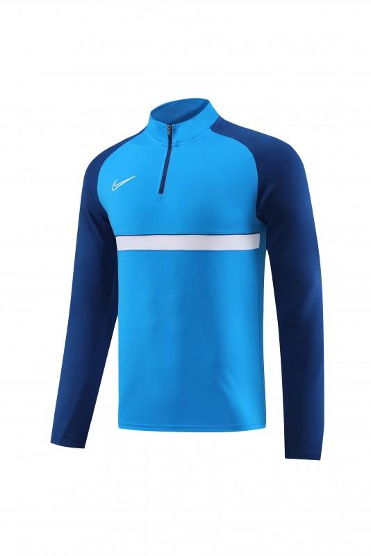 2023 جاكيت NIKE أزرق نصف سحاب + بنطلون + بنطلون

