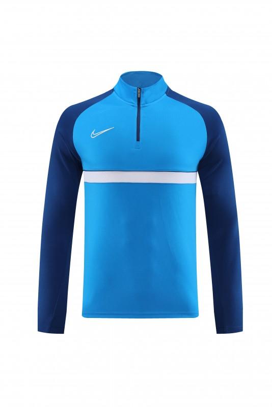 2023 جاكيت NIKE أزرق نصف سحاب + بنطلون + بنطلون

