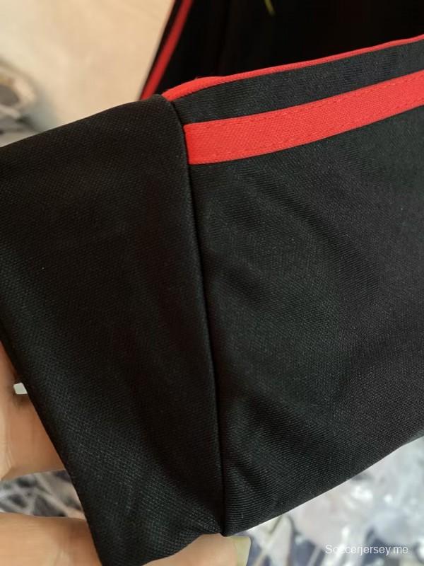 قميص مكسيكي ريترو 2011 ذهاباً وإياباً أسود بأكمام طويلة
