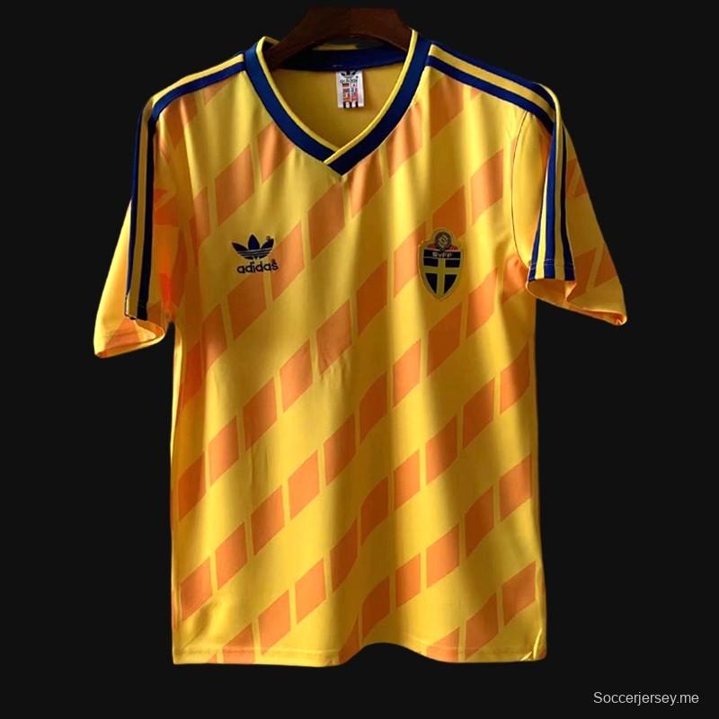 قميص المنتخب السويدي القديم 1988 ريترو 1988
