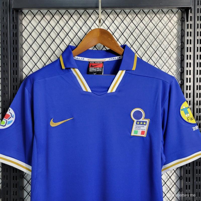 قميص المنتخب الإيطالي 1996 ريترو إيطاليا 1996
