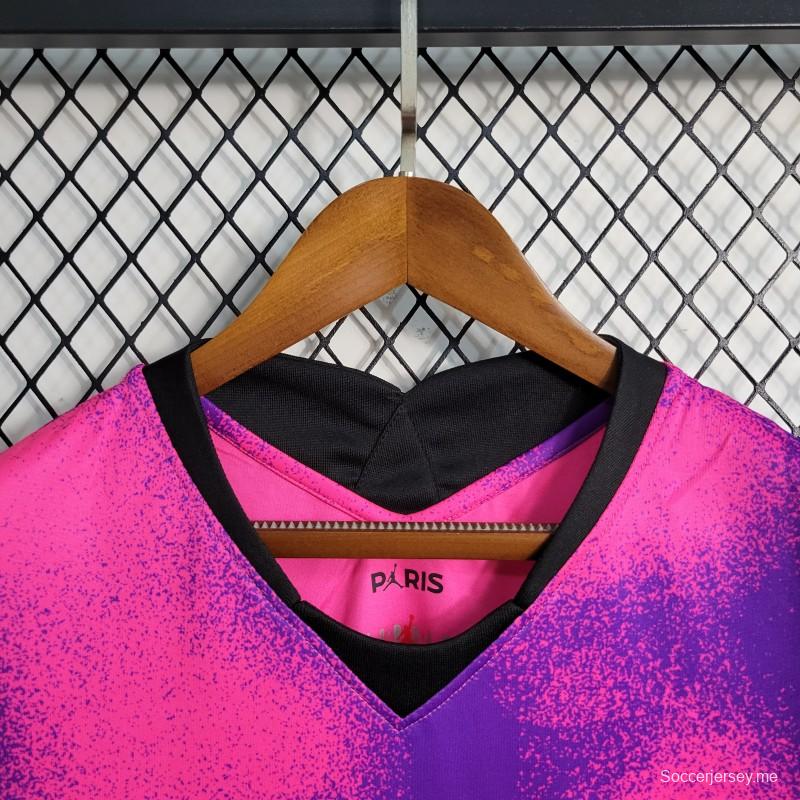 قميص ريترو 20/21 باريس سان جيرمان 4 وردي اللون الوردي
