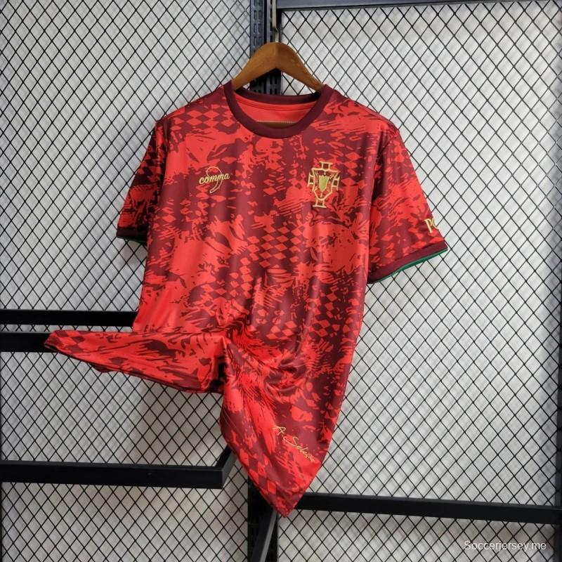 2024 قميص البرتغال فاصلة حمراء خاصة 2024
