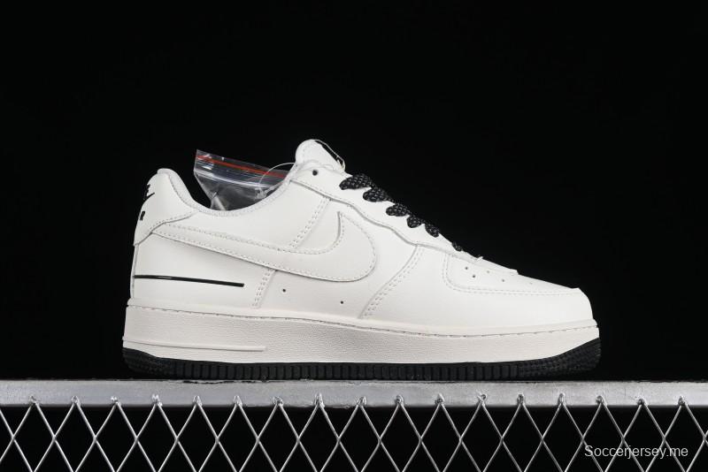 Nike Air Force 1 '07 Low Casual Sneakers with 3M Reflective Swoosh and Full-Length Air Cushion - CJ1379-602