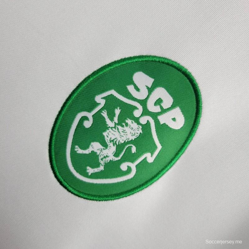 24/25 قميص سبورتينج لشبونة الخارجي الأبيض
