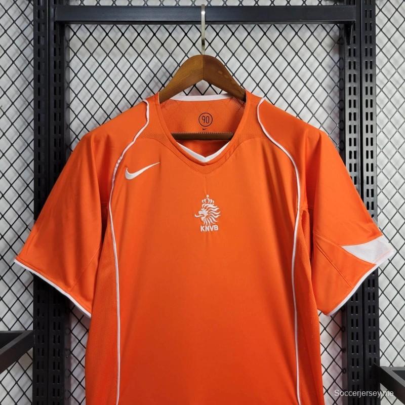 قميص منتخب هولندا 2004 ريترو 2004
