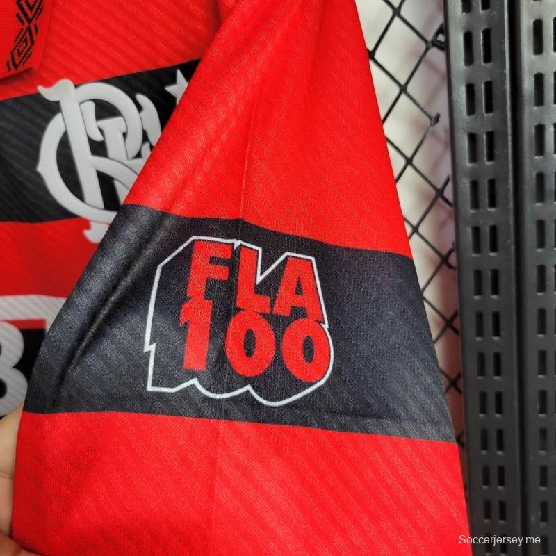 قميص فلامنجو فلامنجو قديم 94/95 بأكمام طويلة الأكمام
