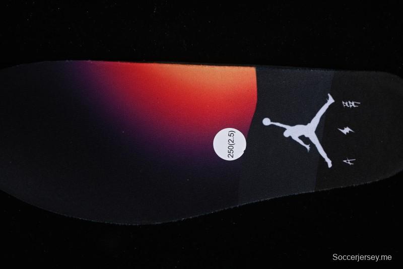 Nike Air Jordan 3 Retro "Rio" Collaboration Sneakers with Gradient Heel and J Balvin Logo - FN0344-001