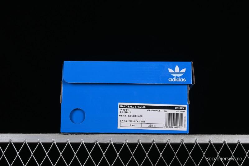 Adidas Handball Spezial Retro Sneakers with Suede Upper and Gum Rubber Outsole - IF8914