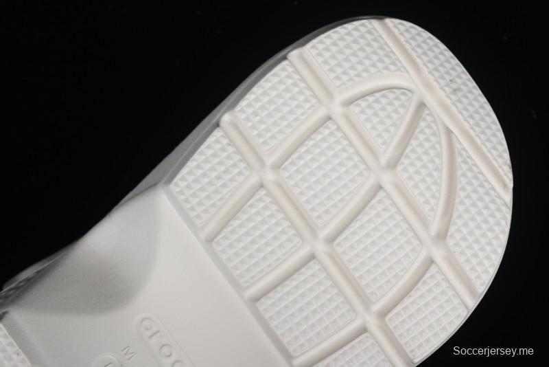 Crocs Classic Clog Retro Beach Sandals with Adjustable Heel Strap and Thick Sole - B.D4