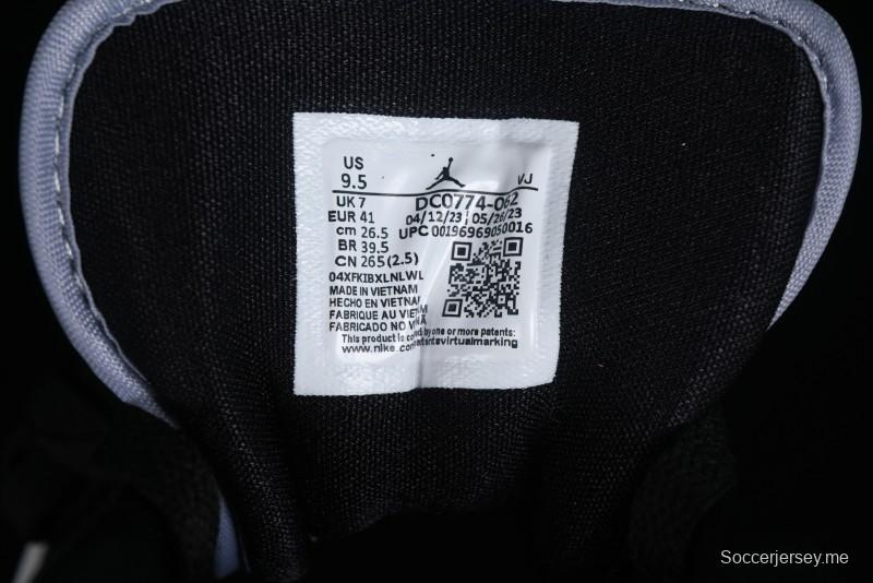 Nike Air Jordan 1 Low AJ1 Black Grey Red Hook Low-Top Culture Basketball Shoes - DC0774-062