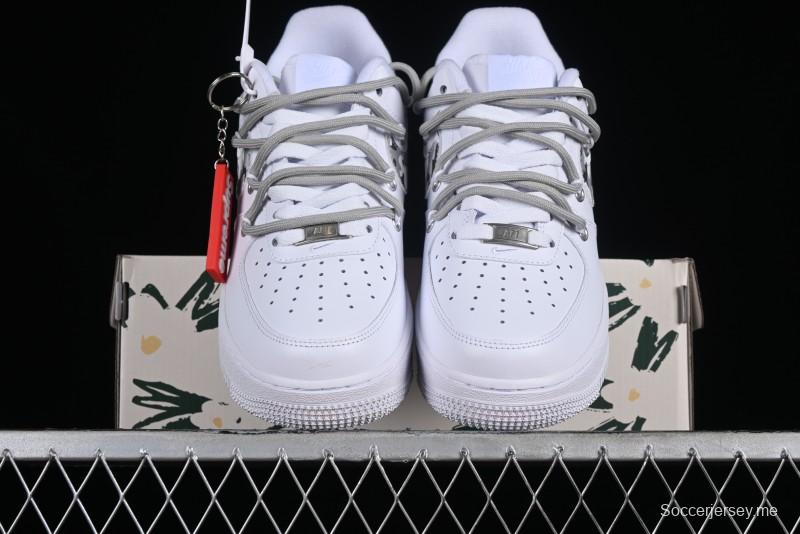 Nike Supreme x Air Force 1'07 Low "Box Logo" Camouflage Print Casual Sneakers - UP1658-595