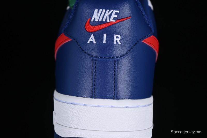 Nike Air Force 1 '07 Low White Blue Red Casual Shoes - CZ9164-100