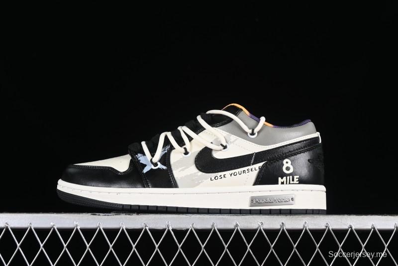 Nike Air Jordan 1 Low AJ1 Panda Prank Hip-Hop Theme - Big Shots Casual Sneakers