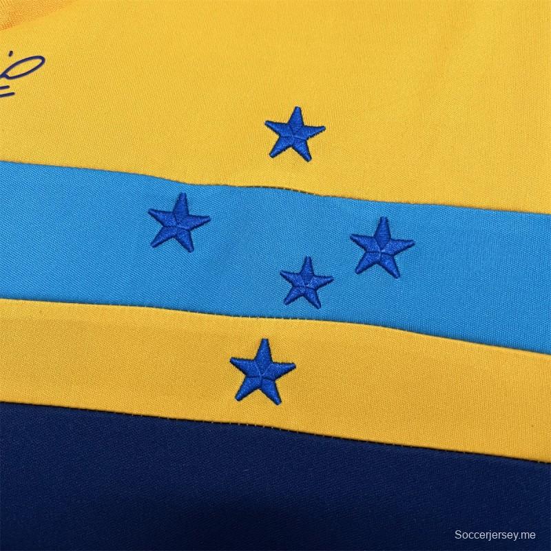 قميص أصفر لحارس مرمى كروزيرو 14/15 ريترو 14/15