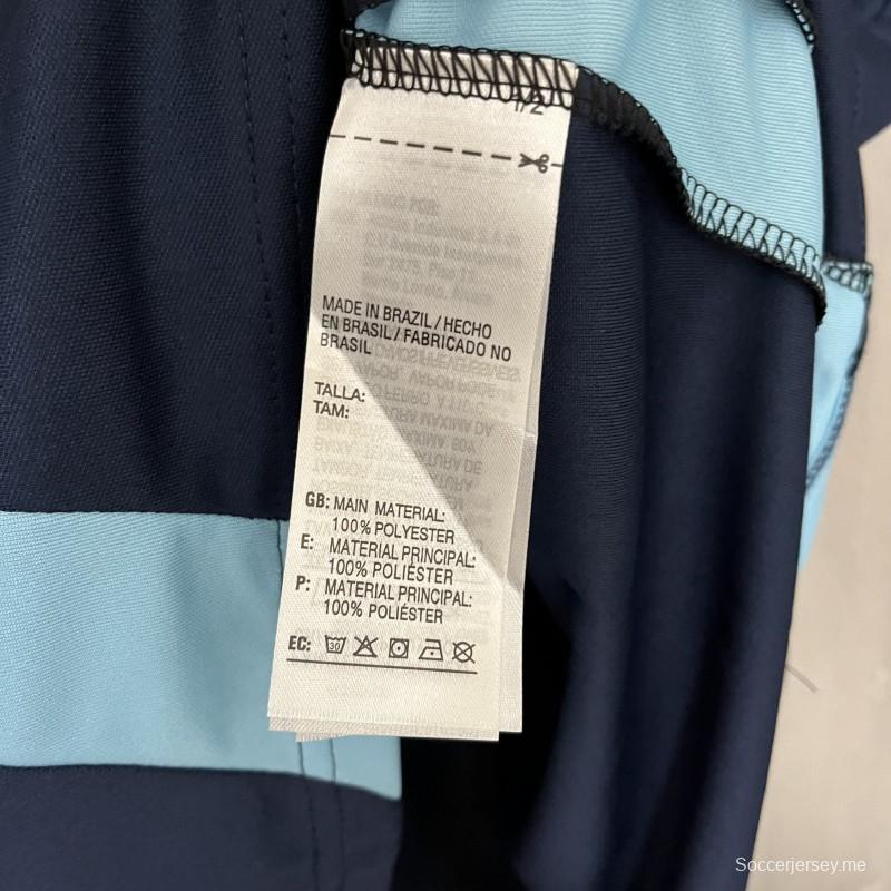 25/26 فلامنجو فلامنجو قميص بولو أزرق غامق S-XXXXL